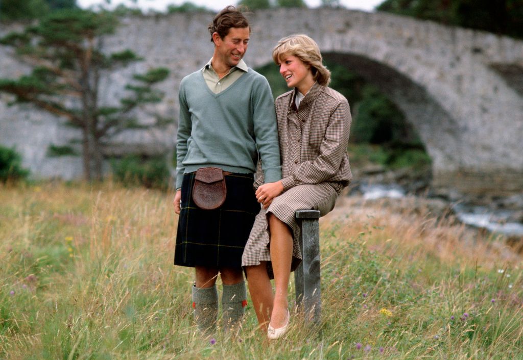  The Prince And Princess Of Wales On Their Honeymoon In Balmoral, Scotland  