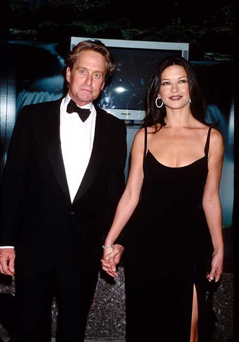 Catherine Zeta Jones and Michael Douglas in 1999