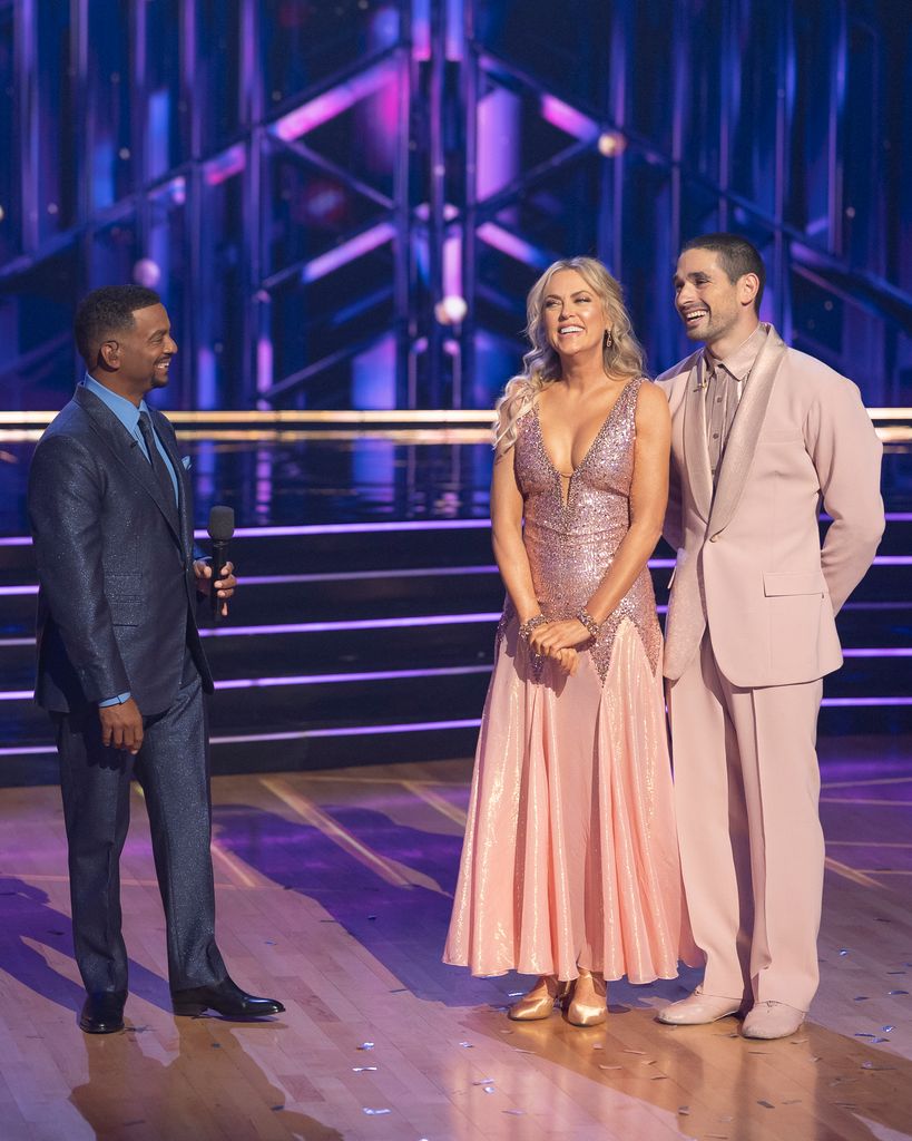 Elaine Hendrix and Alan Bersten during Rock & Roll Hall of Fame Night on Dancing with the Stars
