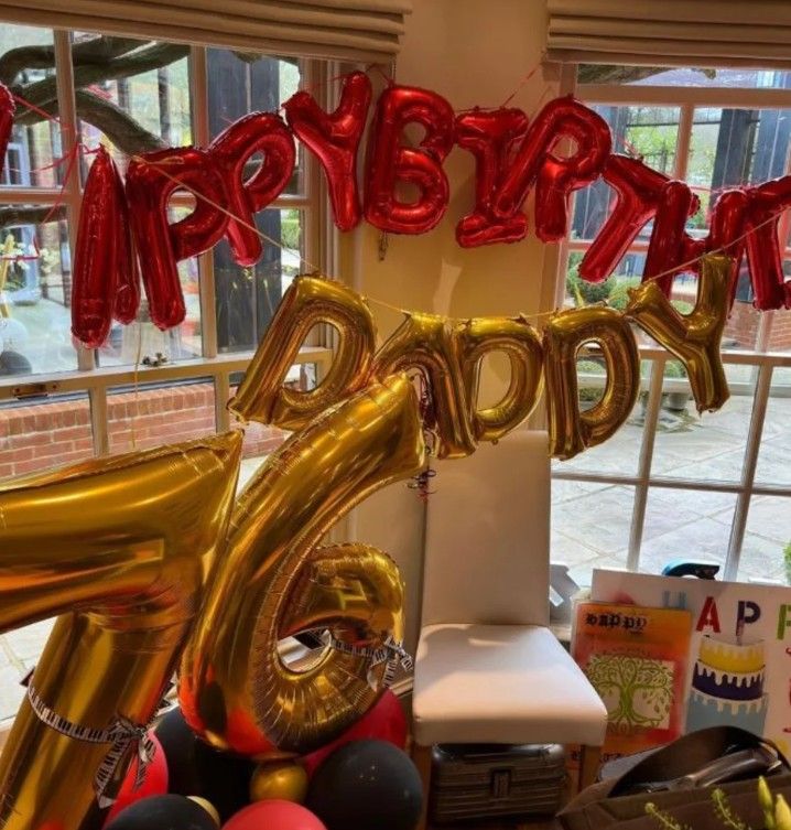 Elton's sons' balloon birthday tribute to their dad