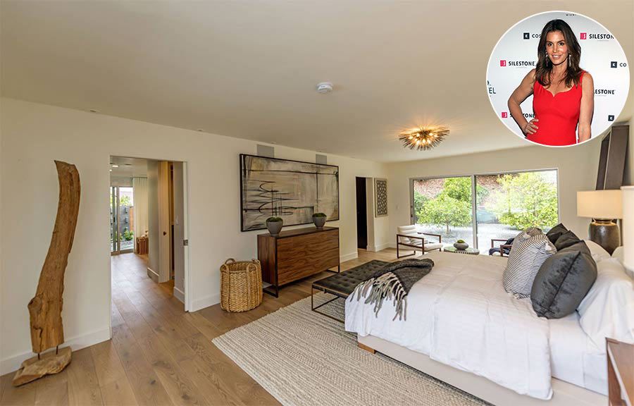 9 Cindy Crawford beverly hills house bedroom