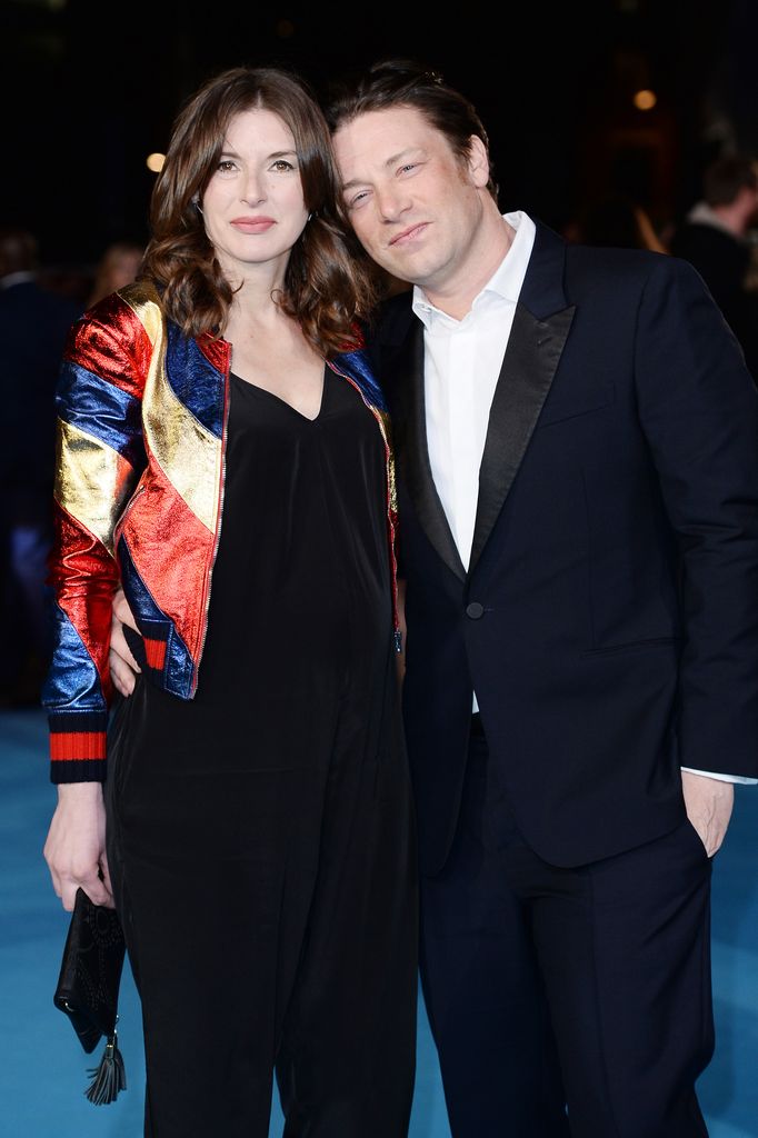 Jools Oliver and Jamie at a movie premiere