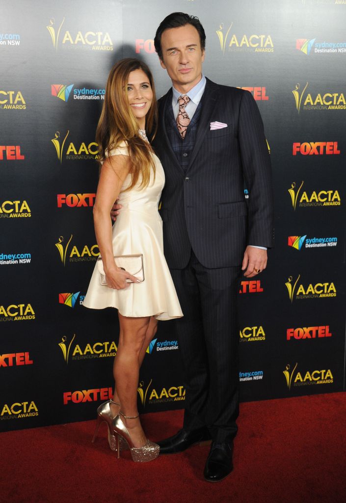 Julian McMahon and wife Kelly Paniagua 