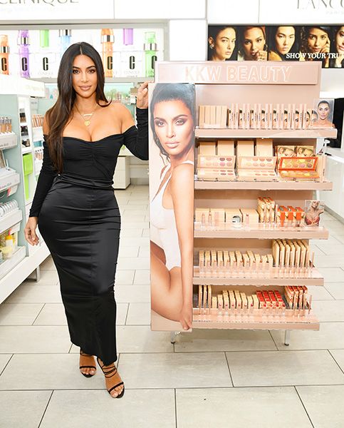 Kim Kardashian at KKW Beauty Launch