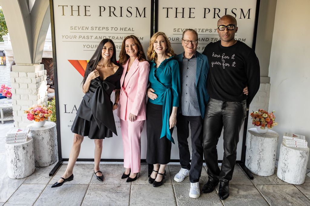 Demi Moore and friends at celebrity psychic Laura Day's book launch