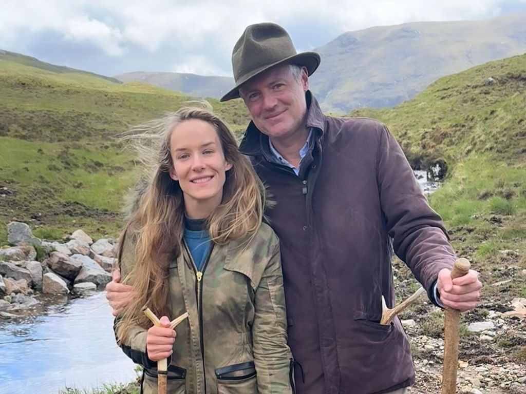 hum fleming and zac goldsmith in scottish hills