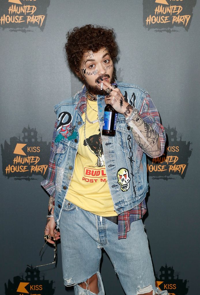 Rita Ora went hard on the accessories in 2018 when she dressed as rapper Post Malone