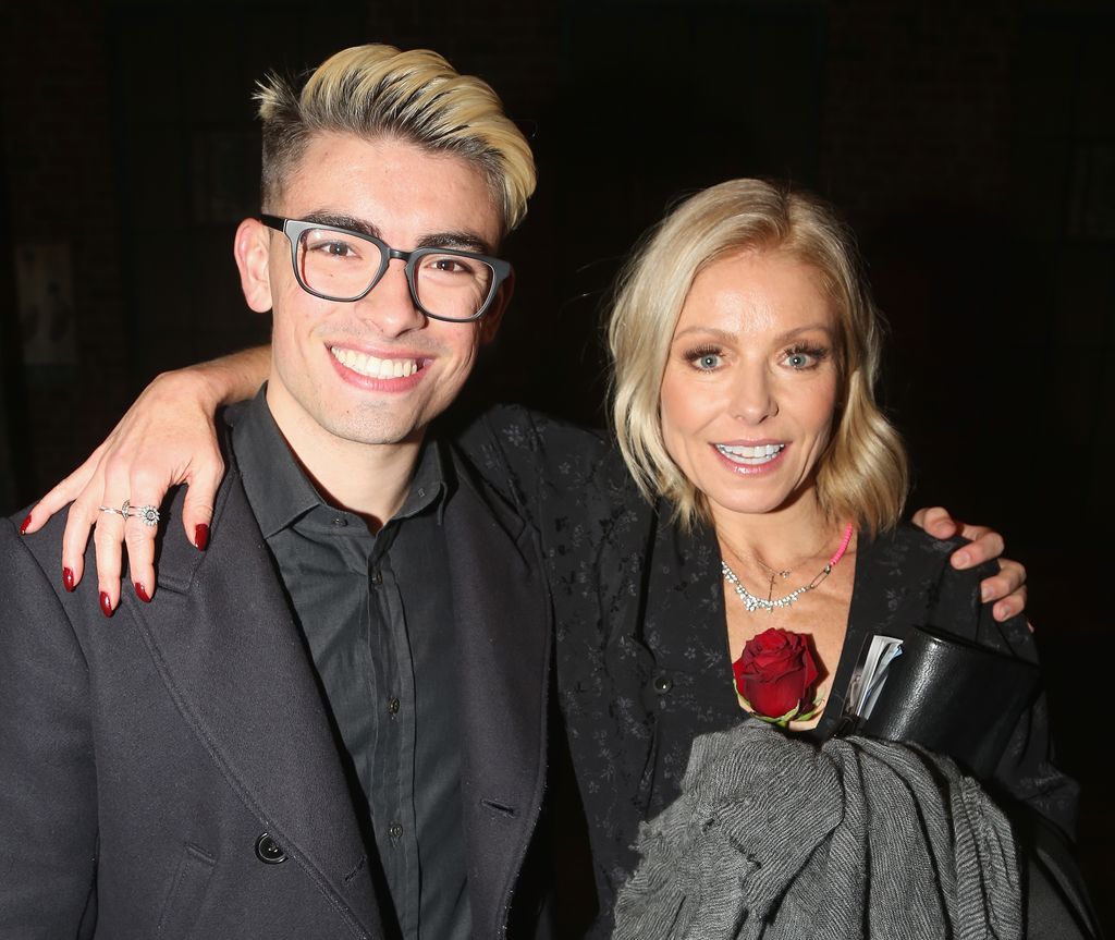 Kelly Ripa with her son Michael Consuelos 