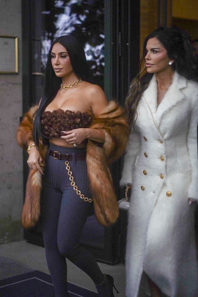 Kim Kardashian and Lauren Sanchez spend time together in Paris.