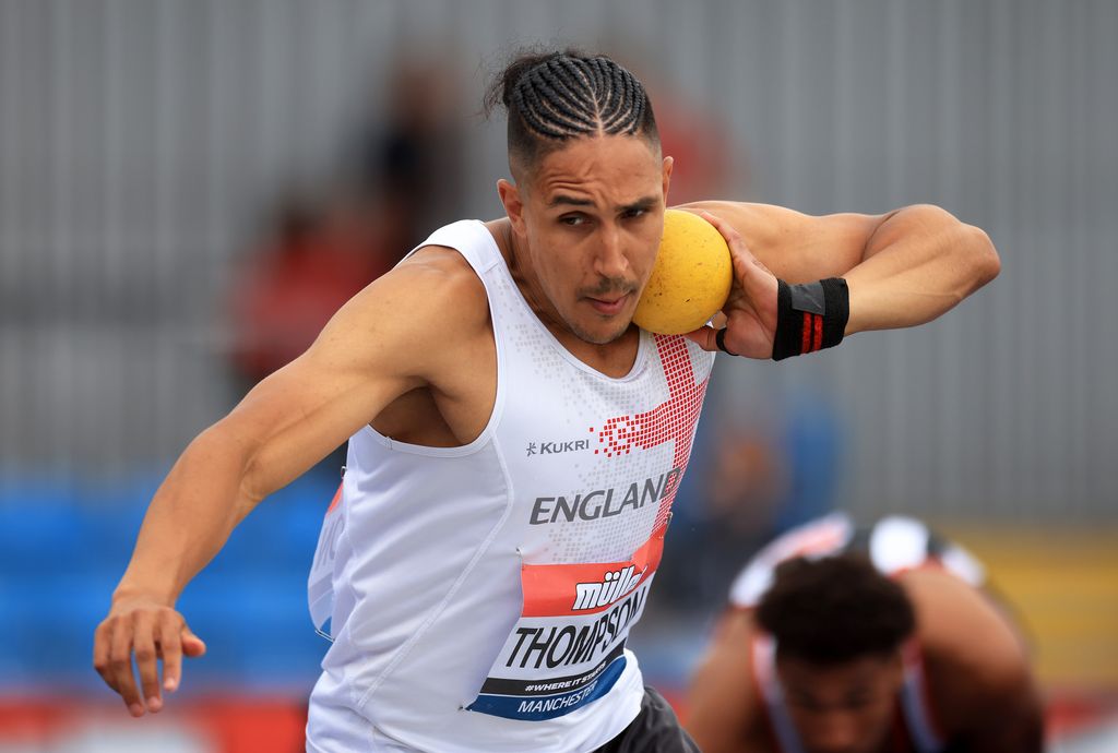 Elliot Thompson competing in the decathlon