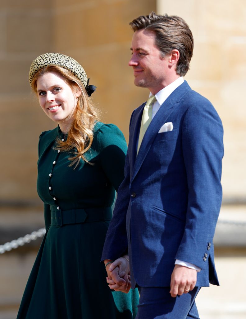 Princess Beatrice and Edoardo Mapelli Mozzi attend Easter Sunday Service