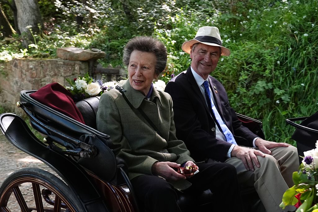 Princess Anne and Vice Admiral Sir Timothy Laurence visit Little Sark