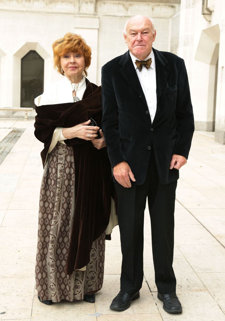 Prunella Scales and Timothy West arriving for the Theatre Awards UK, where the Theatrical Management Association recognises the best in British theatre, opera and dance, at The Guildhall in London