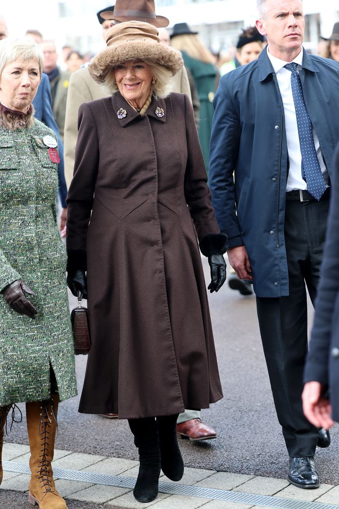 Queen Camilla attends Cheltenham Festival