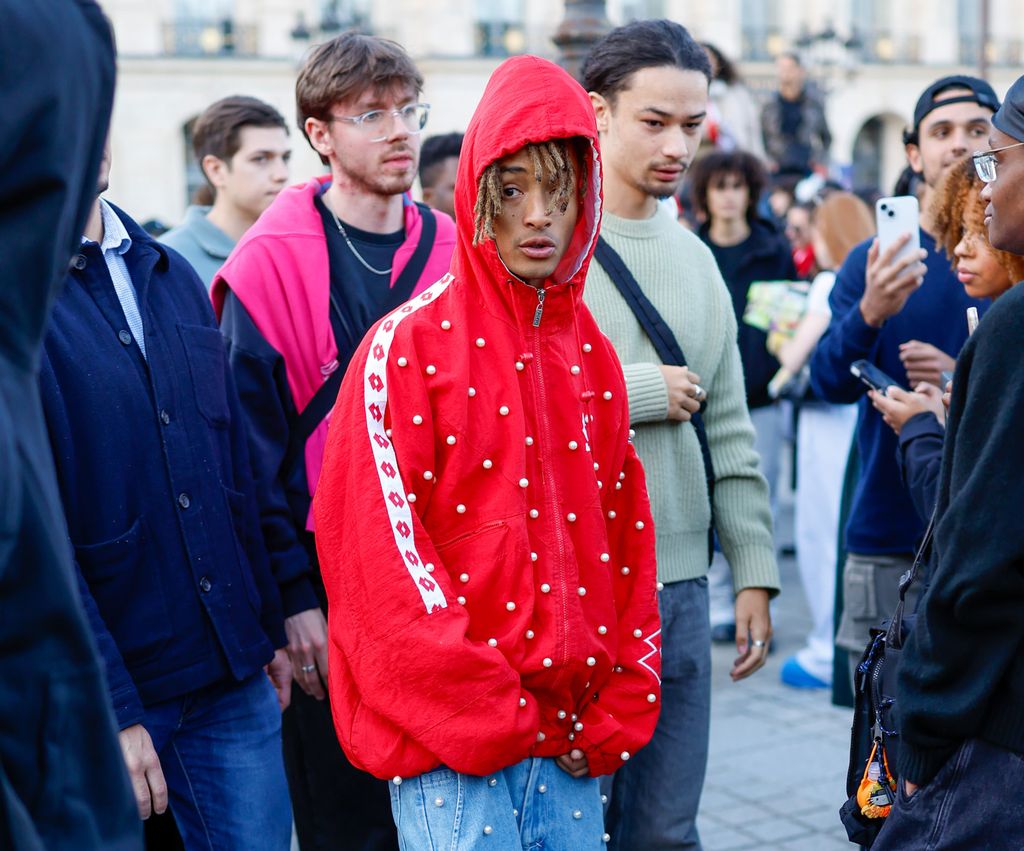 Jaden Smith é visto em 28 de setembro de 2024 em Paris, França