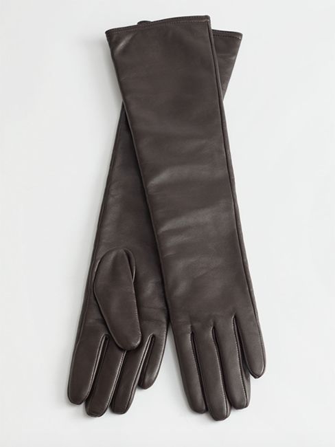Stories leather gloves