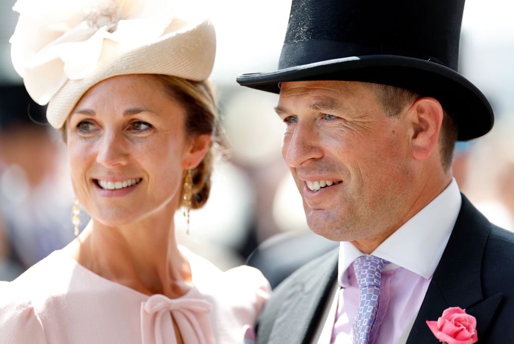 Harriet and Peter smiling at Royal Ascot