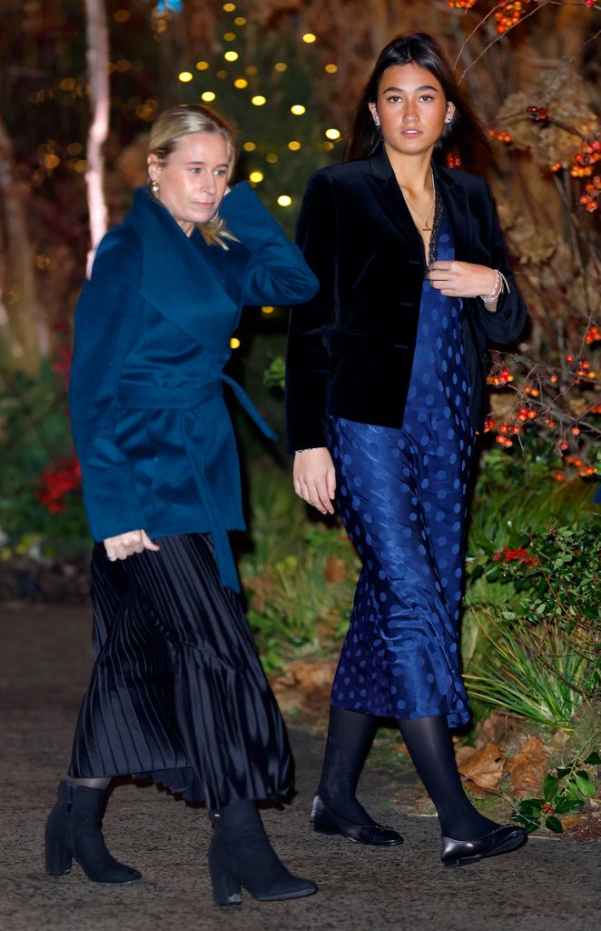 Lady Davina and her daughter Senna attend Together at Christmas