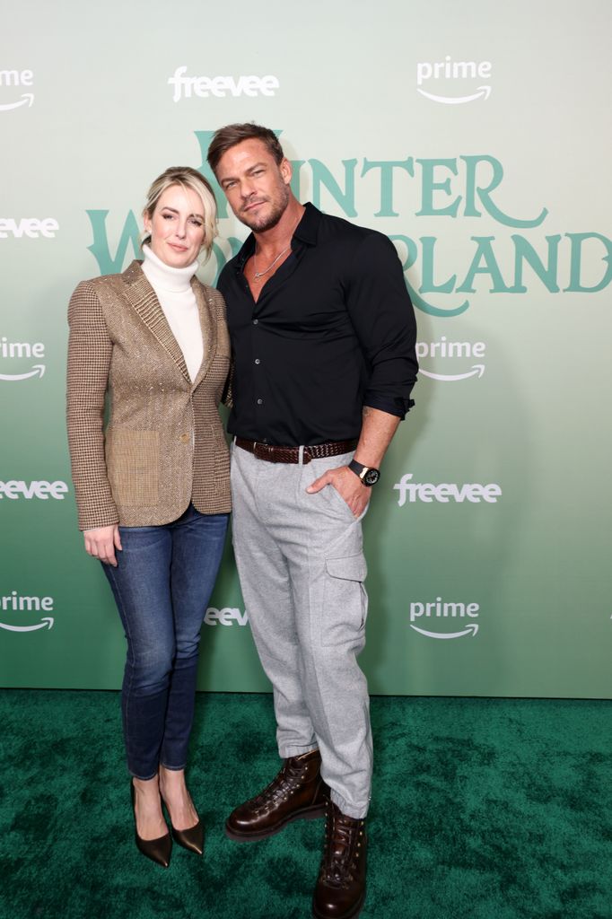 Alan Ritchson attends Winter Wonderland with his wife 