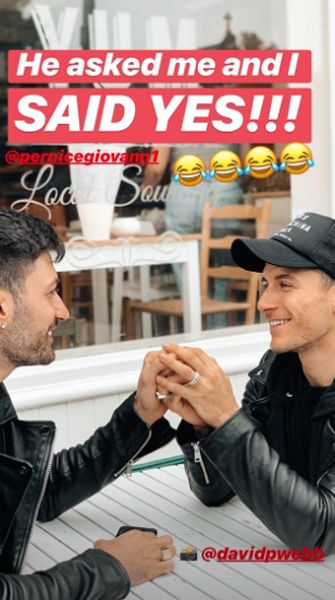 giovanni pernice and gorka marquez engaged