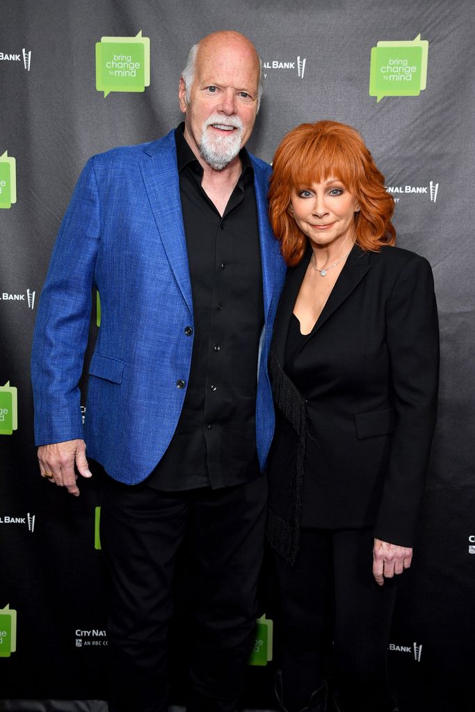 Rex Linn and Reba McEntire attend Revels & Revelations 11 hosted by Bring Change To Mind in support of teen mental health at City Winery on October 09, 2023 in New York City