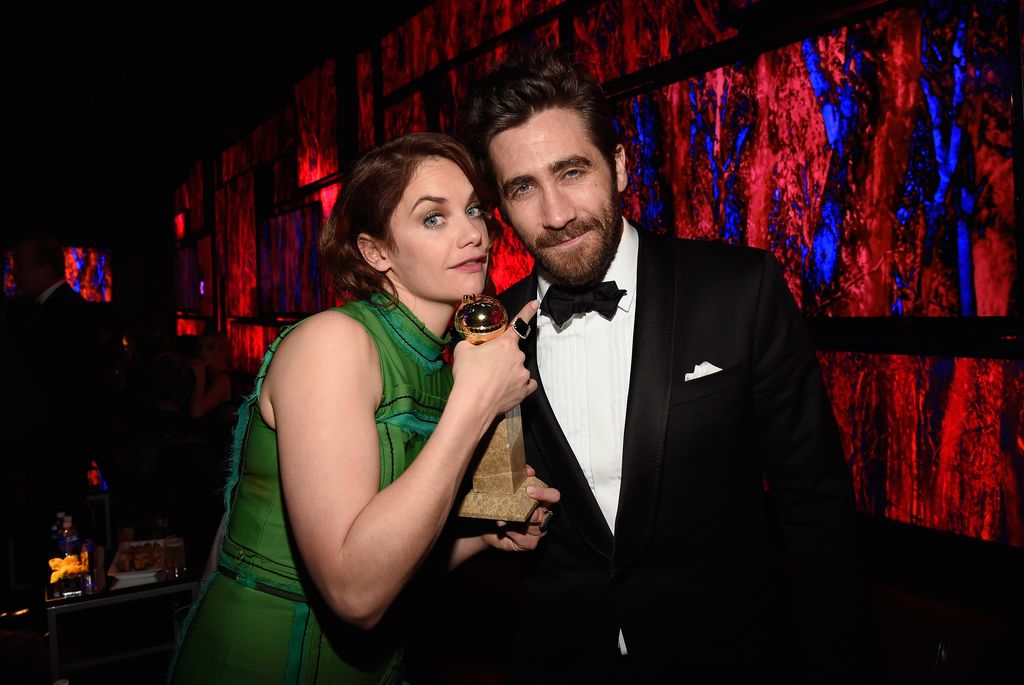 Actors Ruth Wilson and Jake Gyllenhaal attend the 2015 InStyle And Warner Bros. 72nd Annual Golden Globe Awards Post-Party at The Beverly Hilton Hotel on January 11, 2015 in Beverly Hills, California