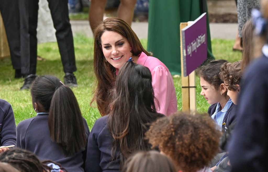 Kate Middleton joins the Children's picnic at Chelsea Flower Show