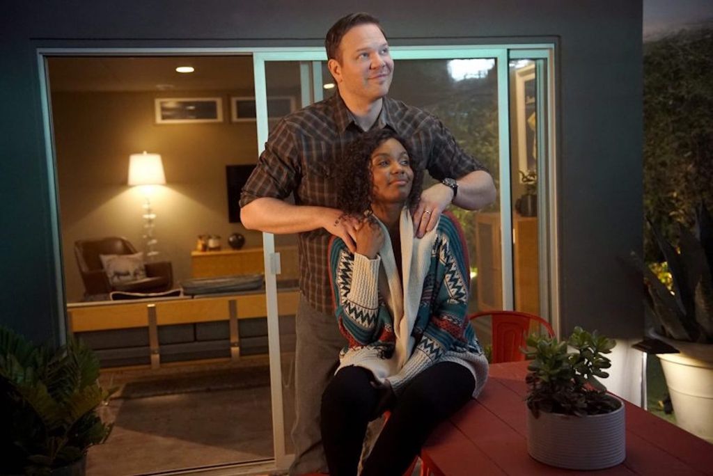 Jim Parrack and Sierra McClain as Jim and Grace Ryder