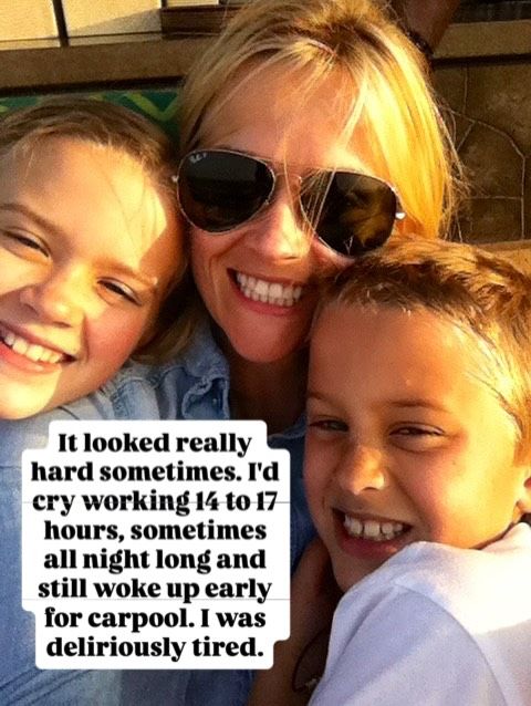 Reese and her kids, Ava and Deacon