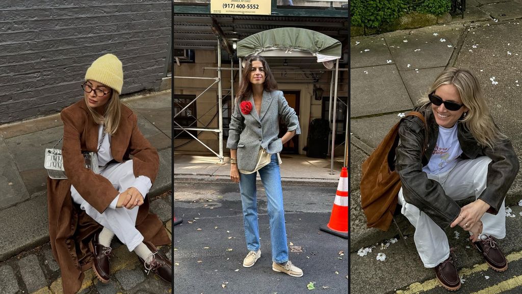 Lauren C Watson, Leandra Medine Cohan dan Lucy Williams memberi kami pelajaran penataan sepatu perahu melalui akun media sosial mereka