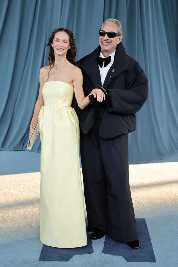 Jeff Goldblum and Emilie Livingston