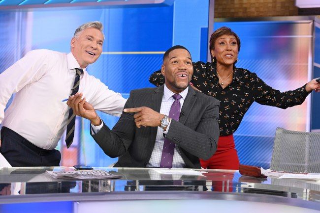 Michael Strahan and Robin Roberts warn GMA co-star to 'be careful ...