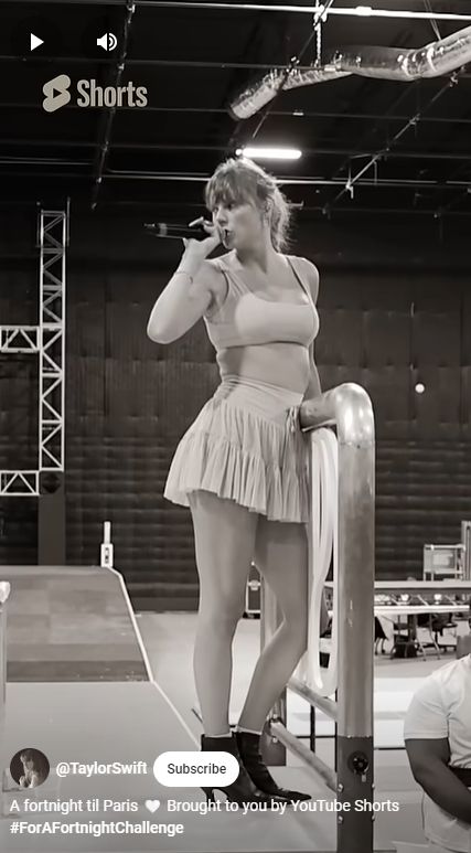 Taylor Swift rehearses for Eras Tour with new TTPD props