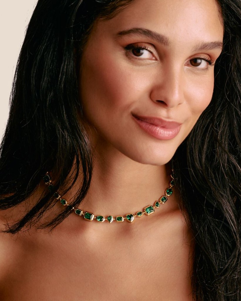 Thomas Sabo green necklace 