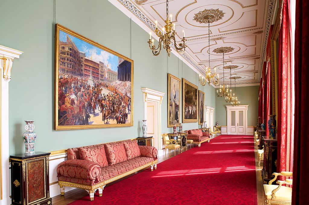 The Principal Corridor in Buckingham Palace's East Wing