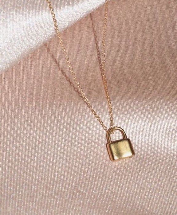 New York LV Lock Necklace – KISMET SHOWROOM
