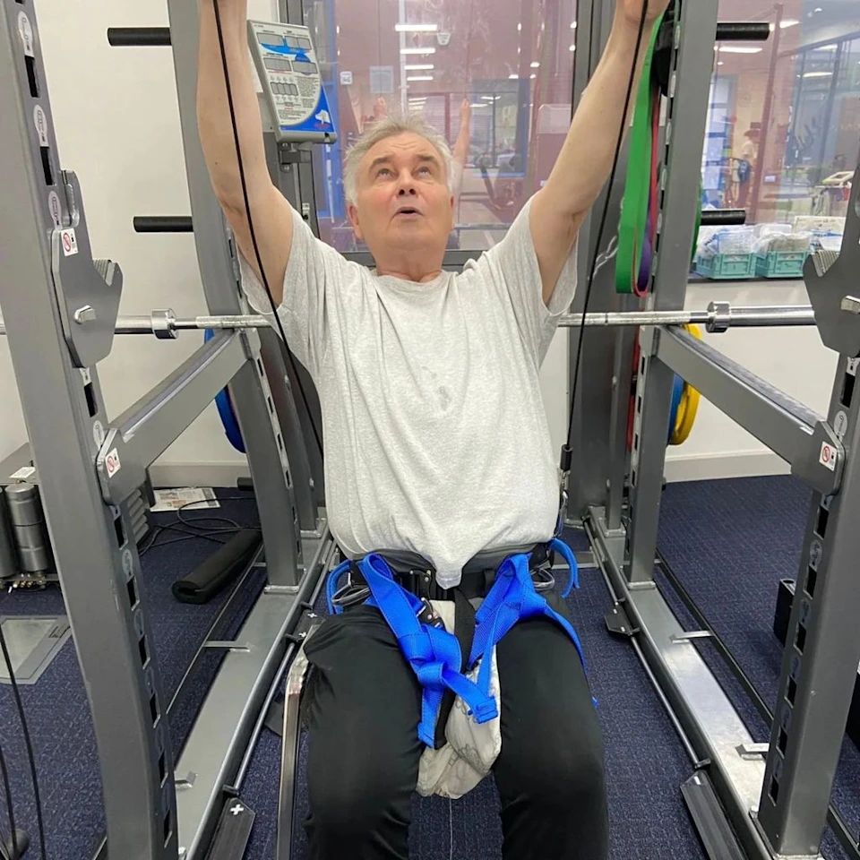 Eamonn has been training to combat his mobility issues