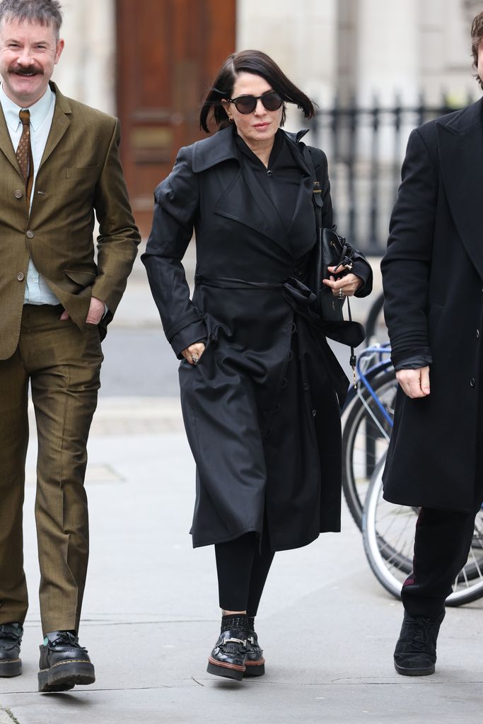 Sadie Frost arriving at the High Court