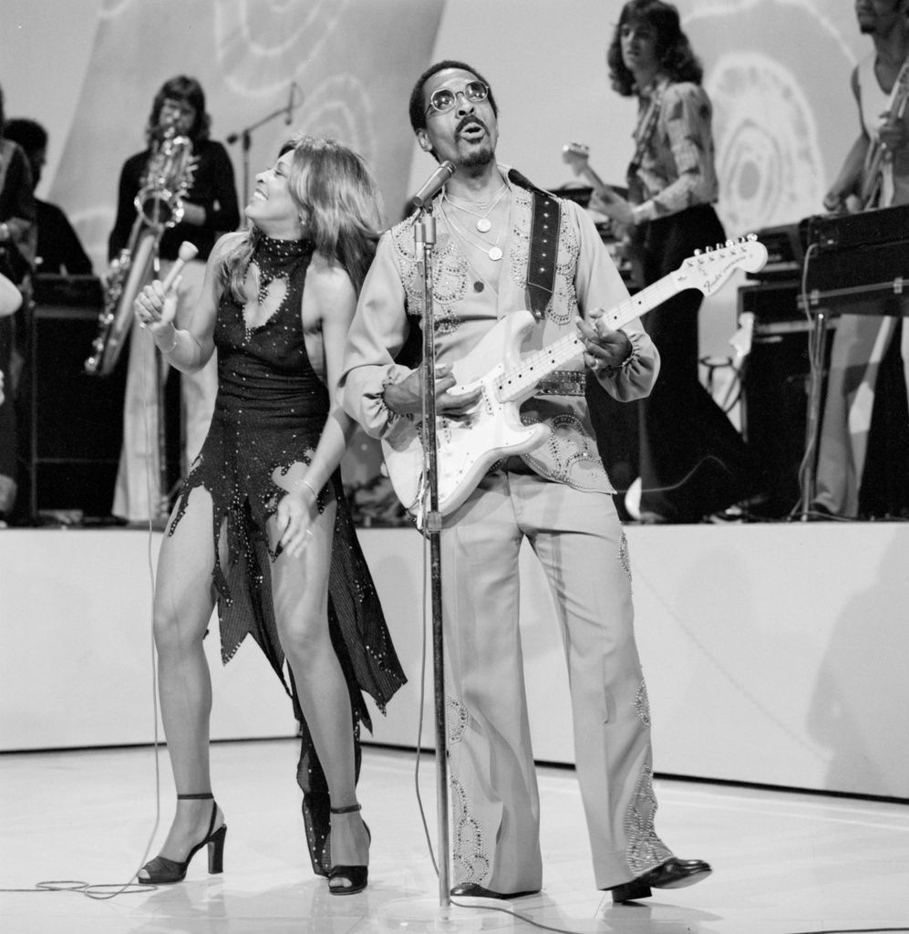 Tina Turner and Ike Turner guest on CHER.  Image dated September 11, 1975