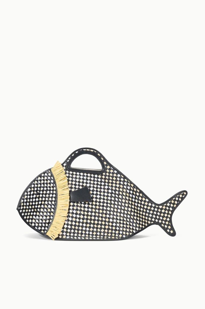 Cleo Fish Basket Tote by staud
