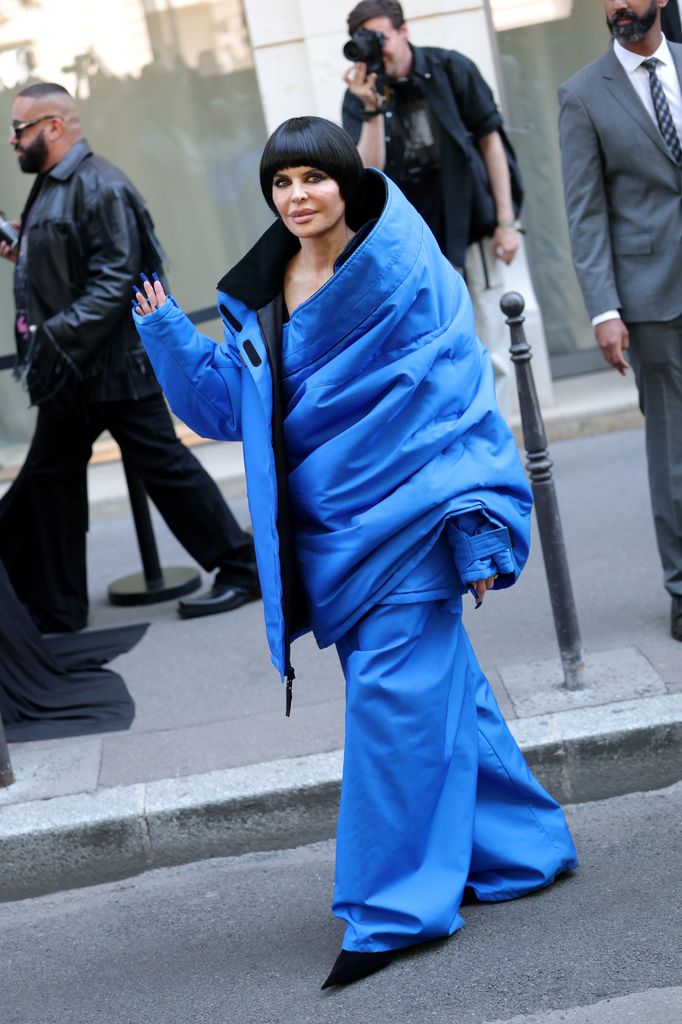 Lisa Rinna at Balenciaga Haute Couture Fall/Winter 2025/2026 show as part of Paris Fashion Week 