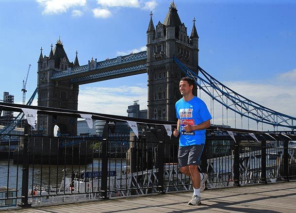 Michael Owen London Marathon