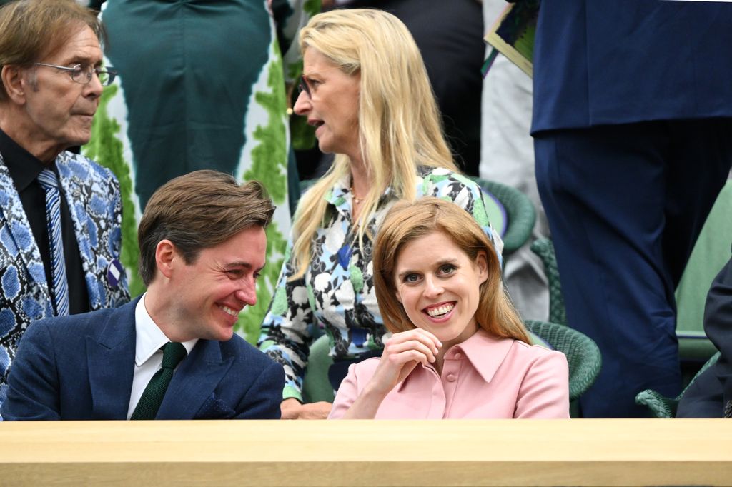 Princess Beatrice and Edoardo Mapelli Mozzi at Wimbledon