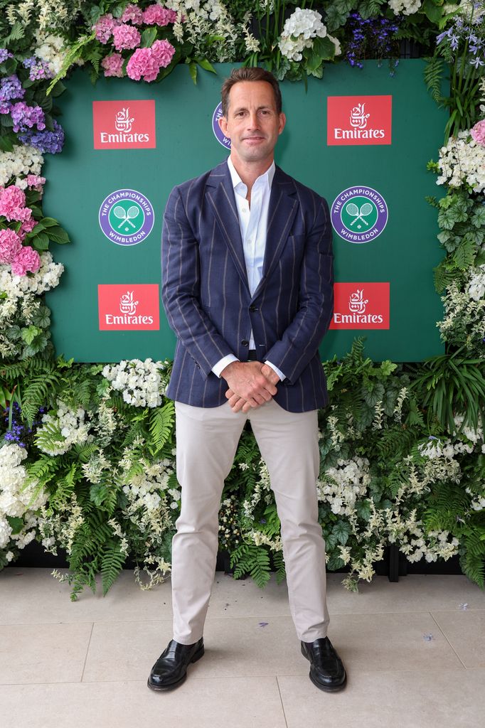 Ben Ainslie assiste en tant qu'invité d'Emirates, partenaire officiel de la compagnie aérienne des Championnats. Il faisait partie de ceux du "Meilleur du sport britannique" Déjeuner.