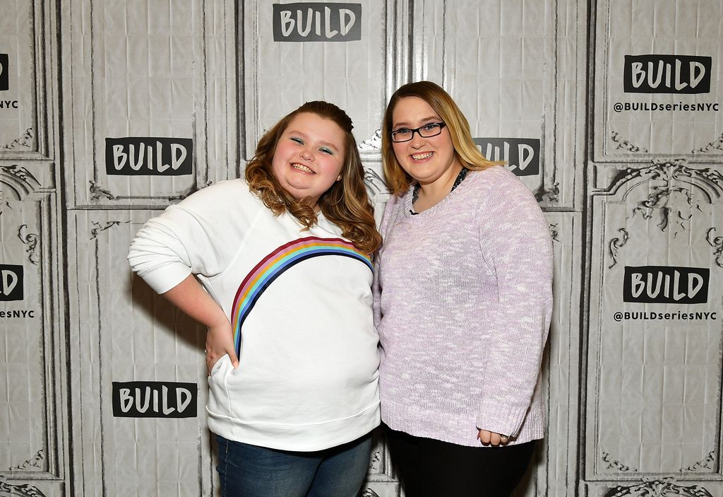 Alana "Honey Boo Boo" Thompson (L) and Lauryn "Pumpkin" Shannon from TLC's reality TV series "Here Comes Honey Boo Boo" attend Build Brunch at Build Studio on March 14, 2019 in New York City