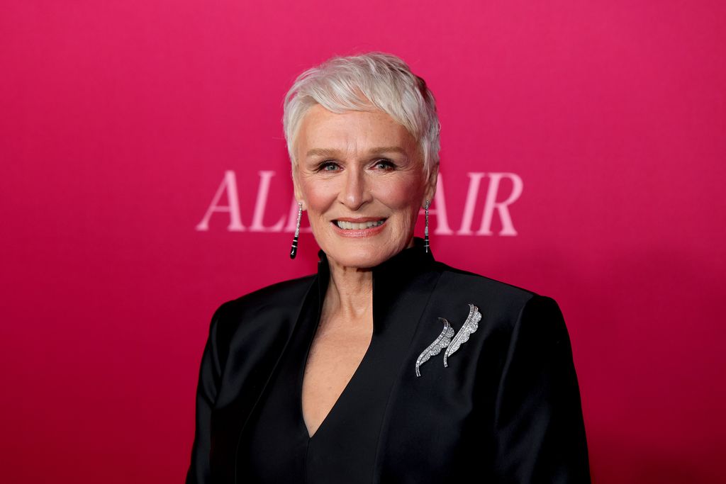 photo of glenn close in black suit