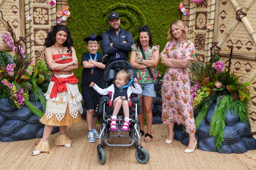 Kimberley Walsh helped one little girl's dream come true at Disney