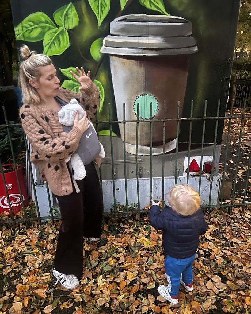 Sara Pascoe with her two sons