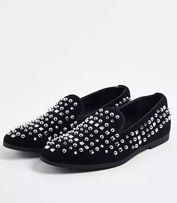 studded loafers asos