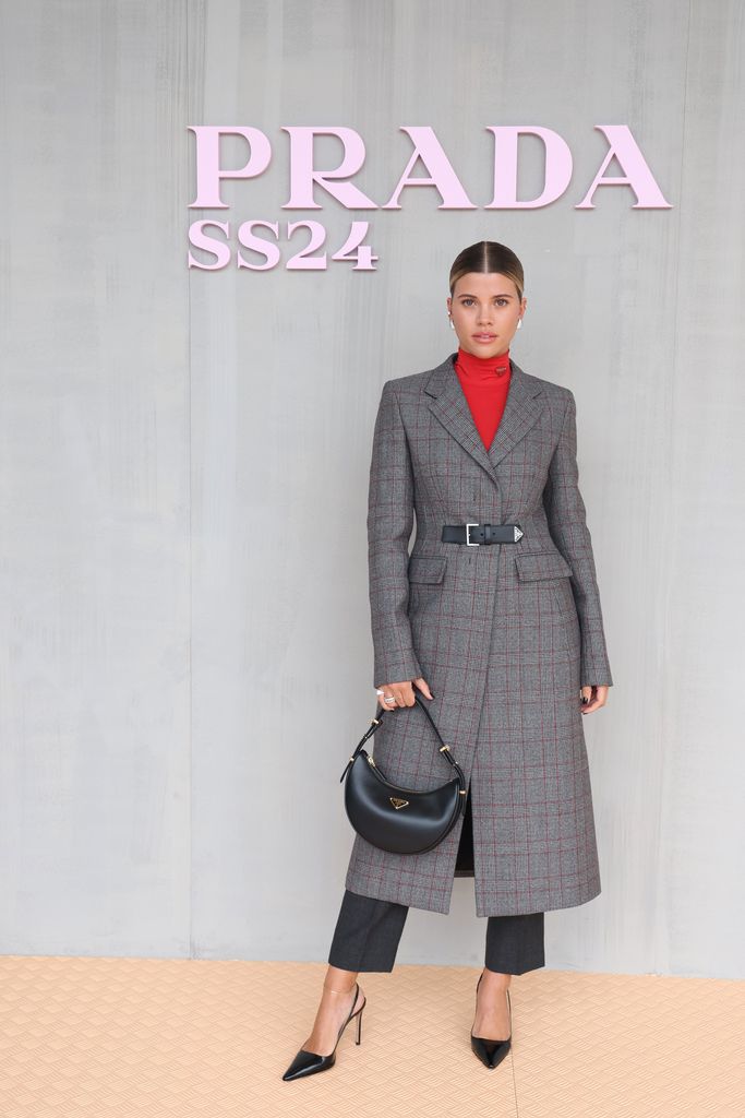 MILAN, ITALY - SEPTEMBER 21: Sofia Richie attends the Prada Spring/Summer 2024 Womenswear Fashion Show on September 21, 2023 in Milan, Italy. (Photo by Vittorio Zunino Celotto/Getty Images for Prada)